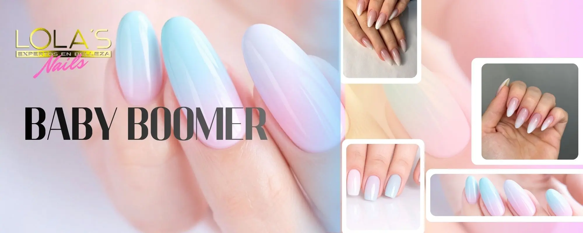 Uñas Baby Boomer en Zaragoza 3 uñas baby boomer en zaragoza
